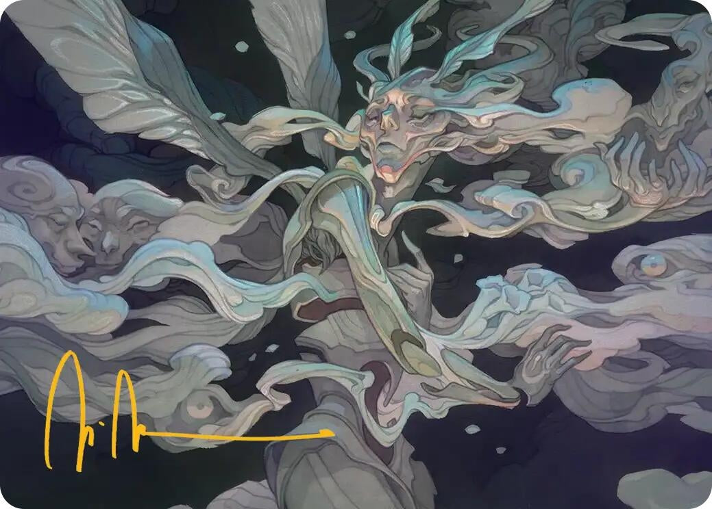 Image for Temporal Cleansing Art Card (Gold-Stamped Signature) (12) [Lorwyn Eclipsed] - Magic: The Gathering