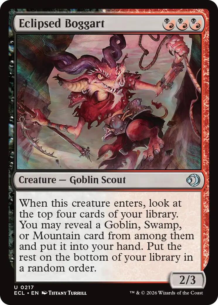 Image for Eclipsed Boggart (217) [Lorwyn Eclipsed] - Magic: The Gathering