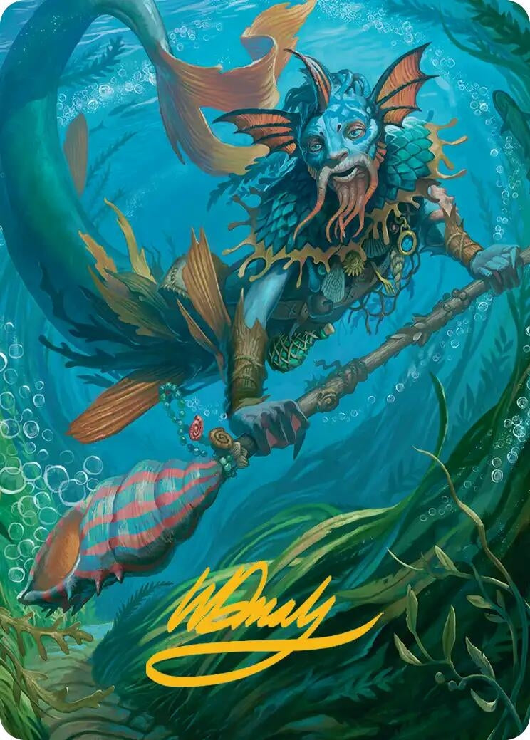 Image for Sygg, Wanderwine Wisdom Art Card (Gold-Stamped Signature) (32) [Lorwyn Eclipsed] - Magic: The Gathering