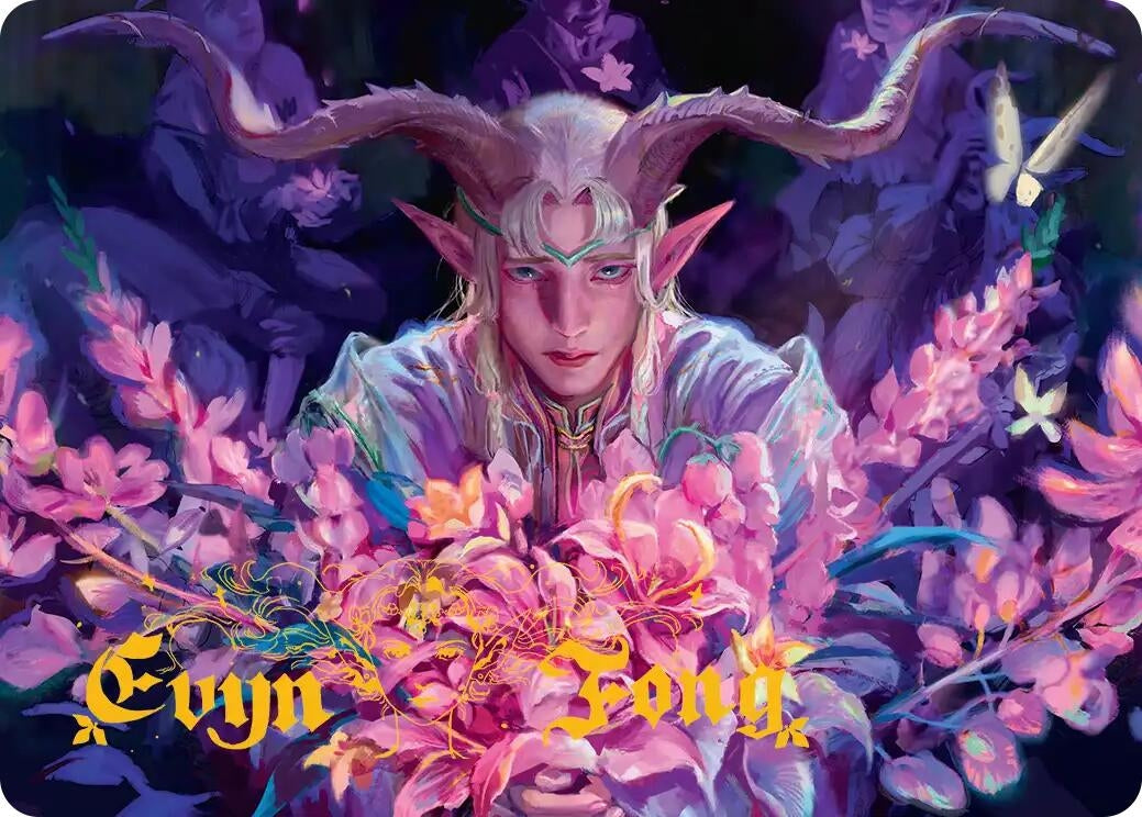 Image for Dawnhand Eulogist Art Card (Gold-Stamped Signature) (14) [Lorwyn Eclipsed] - Magic: The Gathering