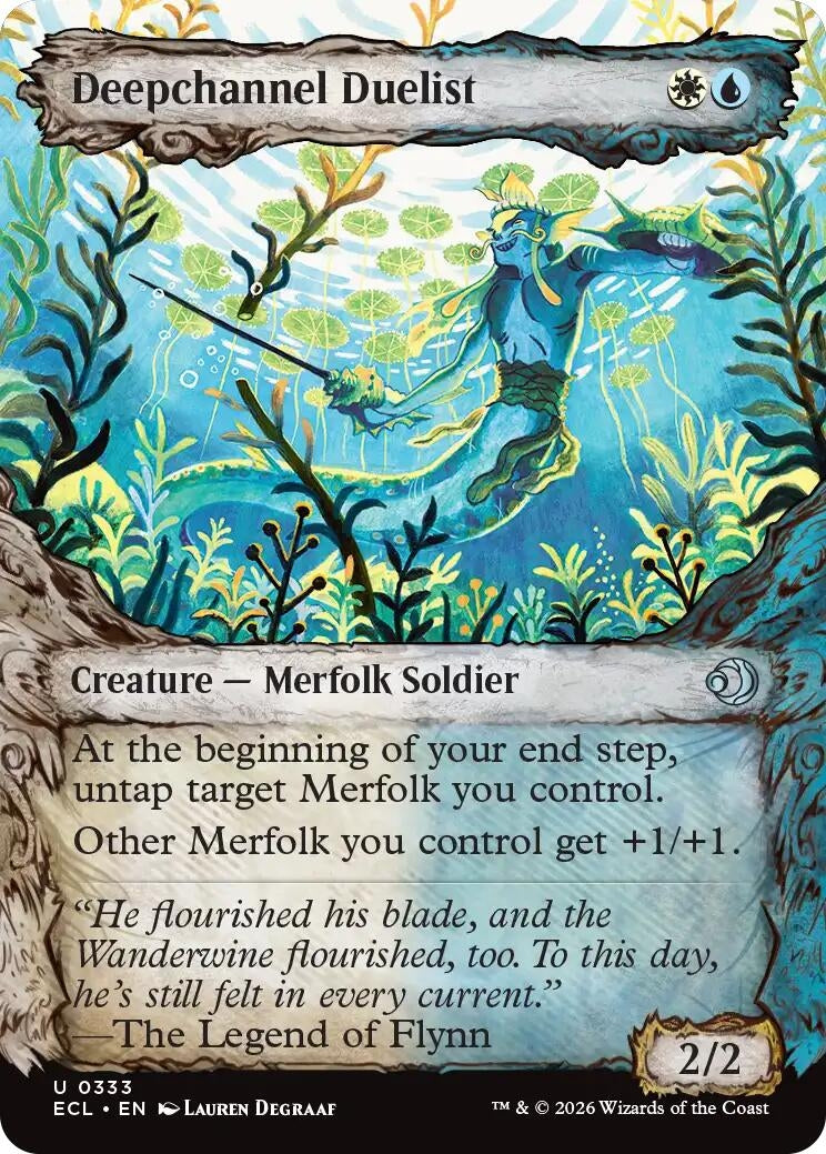 Image for Deepchannel Duelist (Showcase) (333) [Lorwyn Eclipsed] - Magic: The Gathering