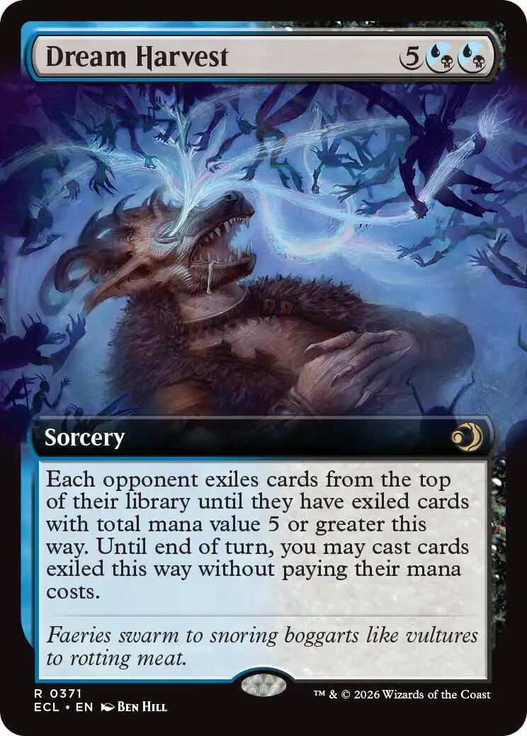 Image for Dream Harvest (Extended Art) (371) [Lorwyn Eclipsed] - Magic: The Gathering