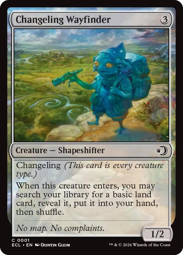 Image for Changeling Wayfinder (1) [Lorwyn Eclipsed] - Magic: The Gathering