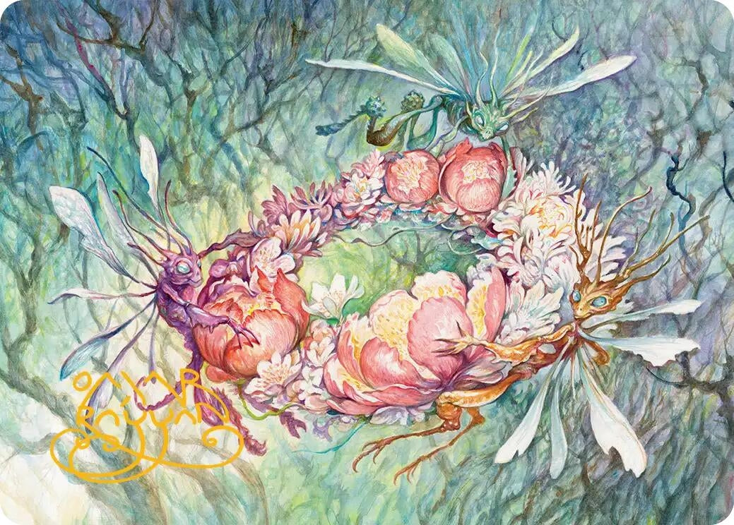 Image for Grave Venerations Art Card (Gold-Stamped Signature) (46) [Lorwyn Eclipsed] - Magic: The Gathering