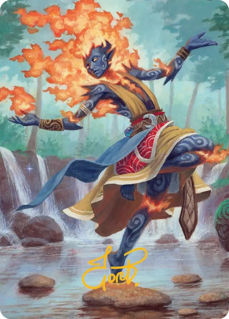 Image for Ashling, Rekindled Art Card (16/54) (Gold-Stamped Signature) (16) [Lorwyn Eclipsed] - Magic: The Gathering
