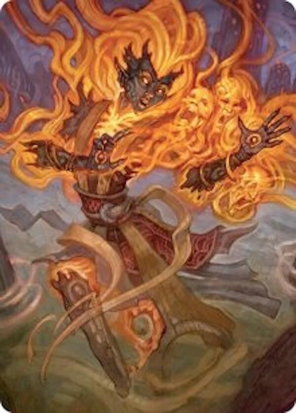 Ashling, Rekindled Art Card (33/54) (33) [Art Series: Lorwyn Eclipsed]