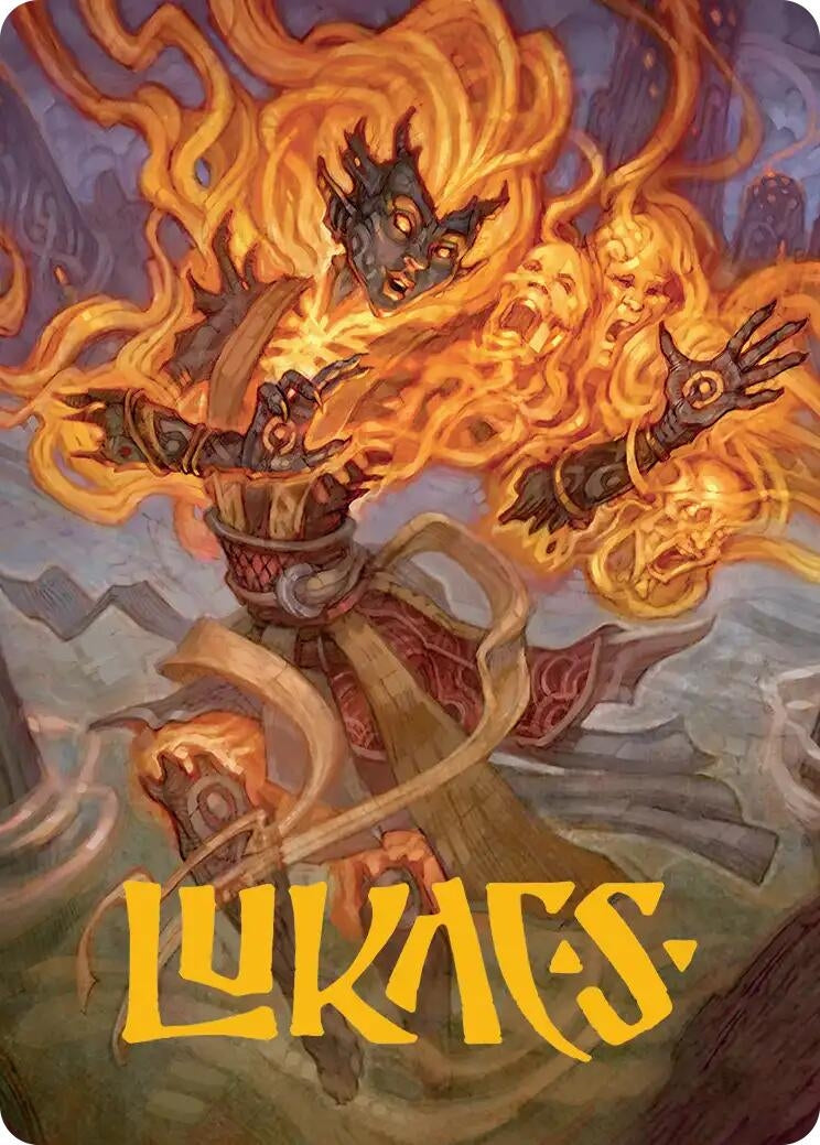 Image for Ashling, Rekindled Art Card (33/54) (Gold-Stamped Signature) (33) [Lorwyn Eclipsed] - Magic: The Gathering