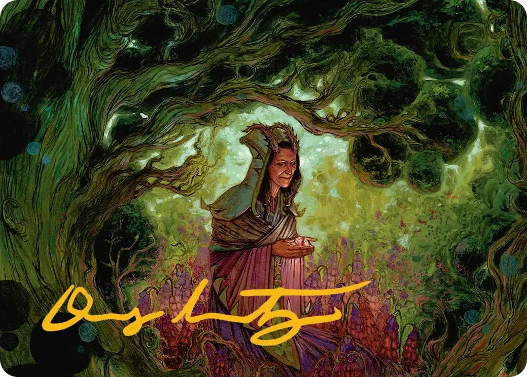 Image for Bloom Tender Art Card (Gold-Stamped Signature) (41) [Lorwyn Eclipsed] - Magic: The Gathering