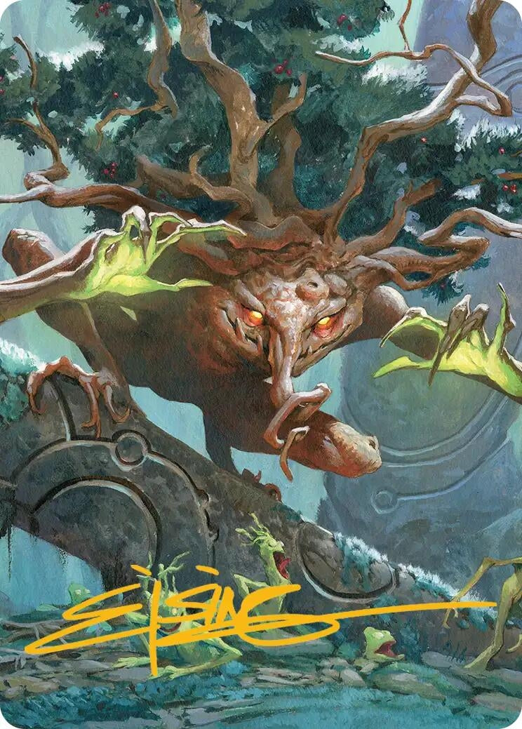 Image for Ferrafor, Young Yew Art Card (Gold-Stamped Signature) (47) [Lorwyn Eclipsed] - Magic: The Gathering