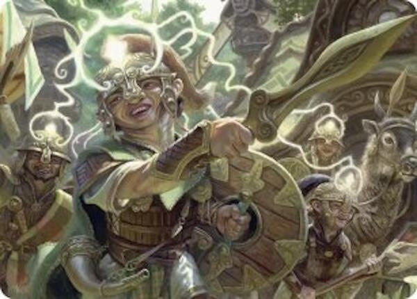 Thoughtweft Lieutenant Art Card [Art Series: Lorwyn Eclipsed]