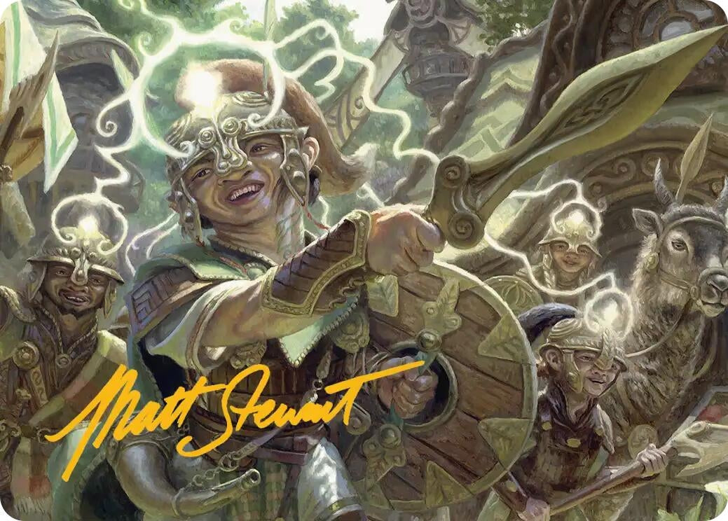 Image for Thoughtweft Lieutenant Art Card (Gold-Stamped Signature) [Lorwyn Eclipsed] - Magic: The Gathering