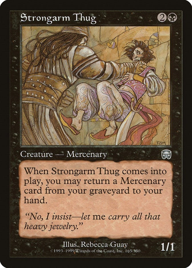 Image for Strongarm Thug (165) [Mercadian Masques] - Magic: The Gathering