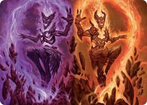 Fire Covenant Art Card [Art Series: Lorwyn Eclipsed]