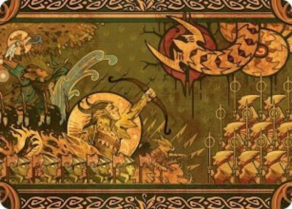 Chronicle of Victory Art Card [Art Series: Lorwyn Eclipsed]