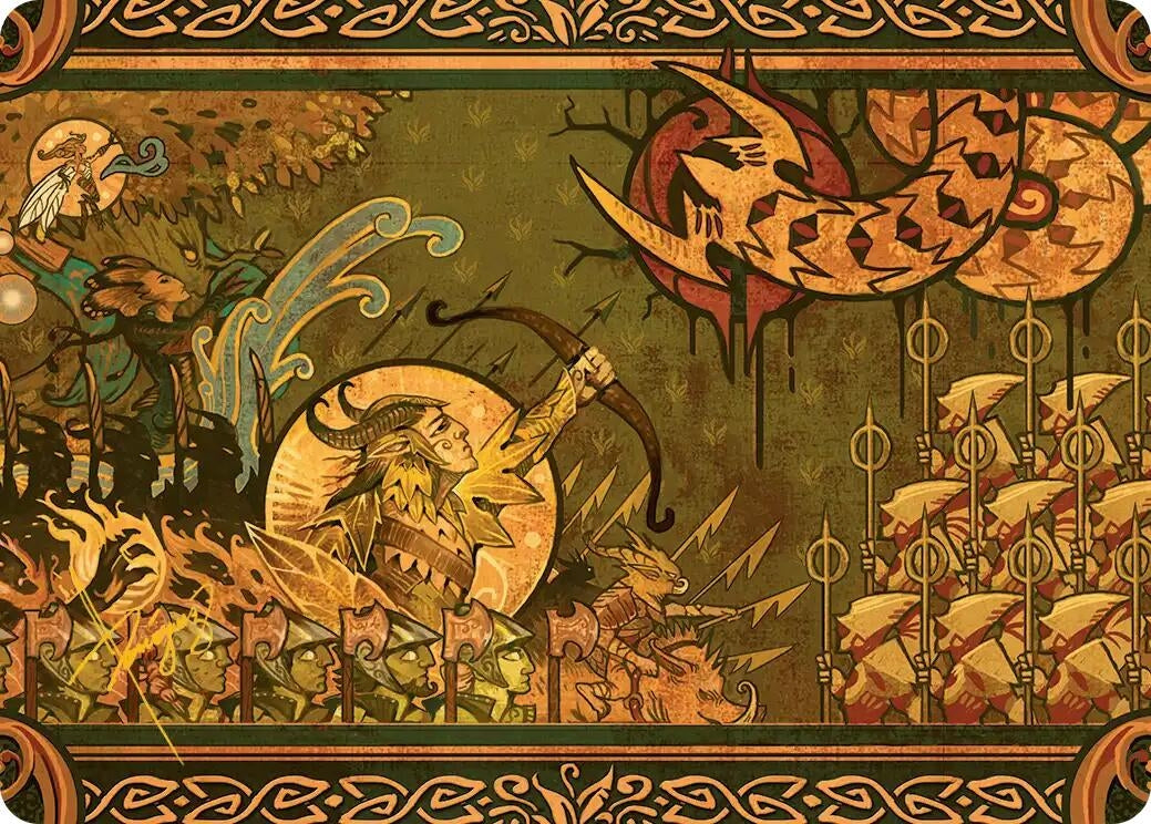 Image for Chronicle of Victory Art Card (Gold-Stamped Signature) [Lorwyn Eclipsed] - Magic: The Gathering