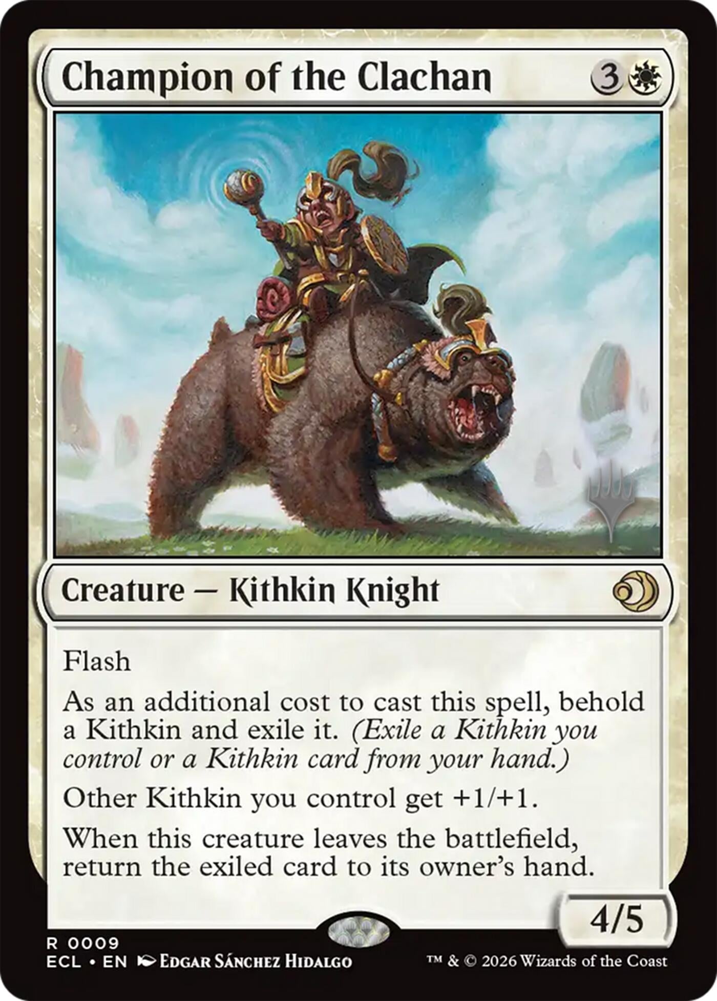 Image for Champion of the Clachan (9) [Lorwyn Eclipsed] - Magic: The Gathering