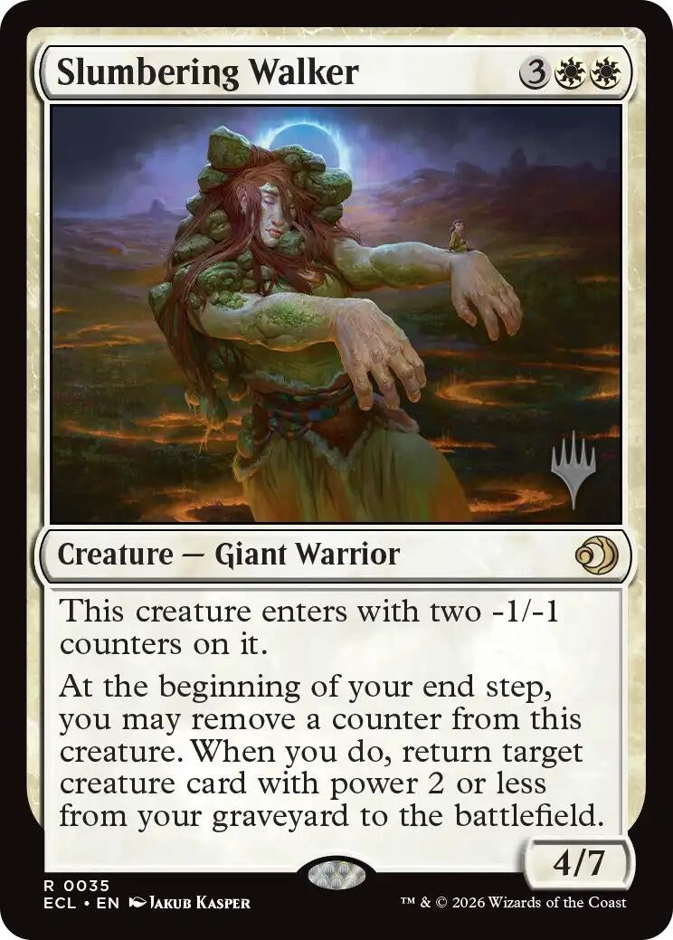 Image for Slumbering Walker (35) [Lorwyn Eclipsed] - Magic: The Gathering