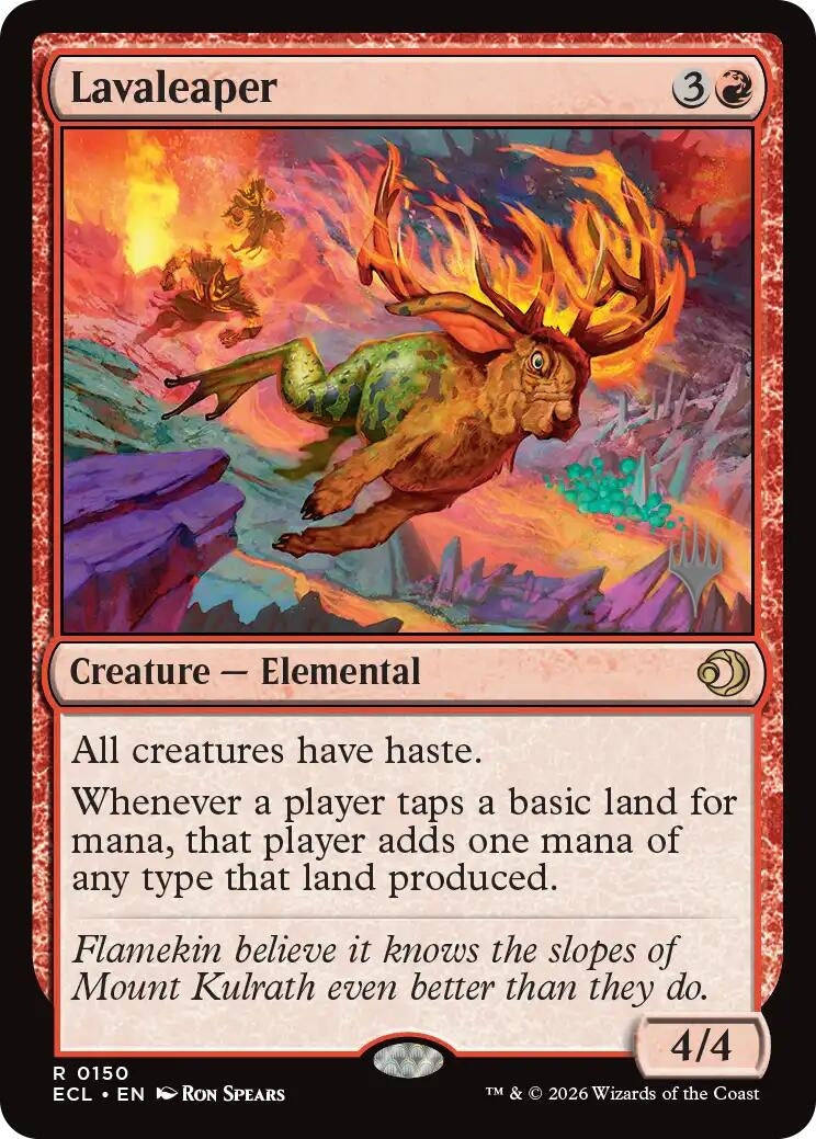 Image for Lavaleaper (150) [Lorwyn Eclipsed] - Magic: The Gathering