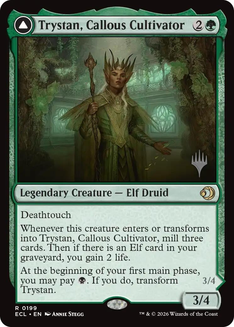 Image for Trystan, Callous Cultivator (199) [Lorwyn Eclipsed] - Magic: The Gathering
