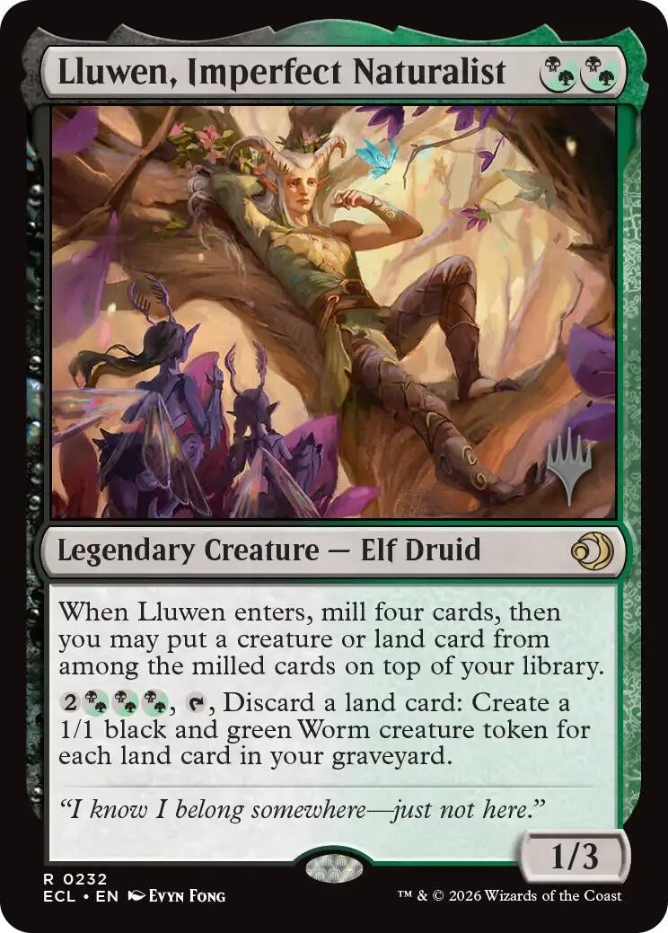 Image for Lluwen, Imperfect Naturalist (232) [Lorwyn Eclipsed] - Magic: The Gathering