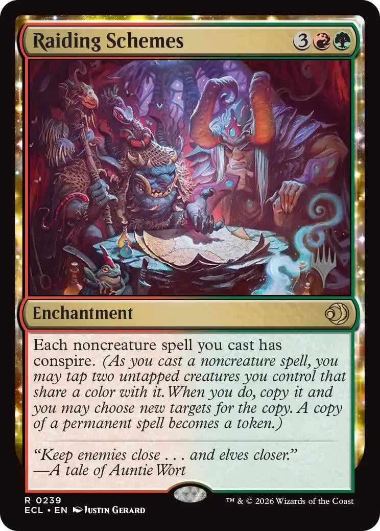 Image for Raiding Schemes (239) [Lorwyn Eclipsed] - Magic: The Gathering