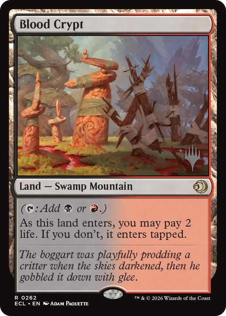 Image for Blood Crypt (262) [Lorwyn Eclipsed] - Magic: The Gathering