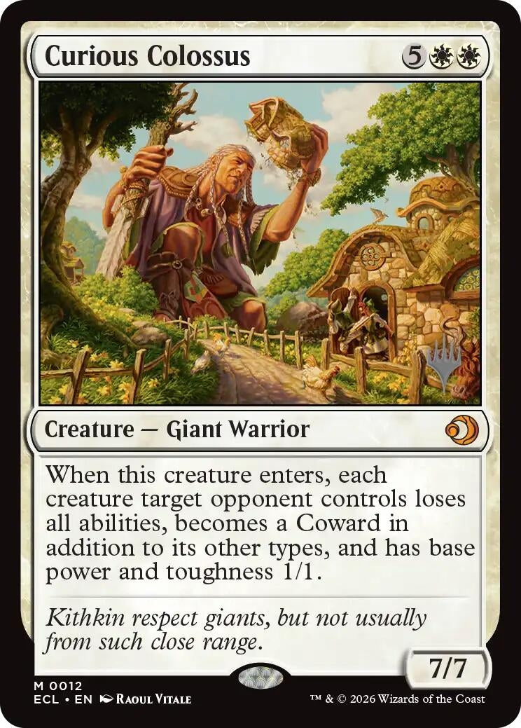 Image for Curious Colossus (12) [Lorwyn Eclipsed] - Magic: The Gathering