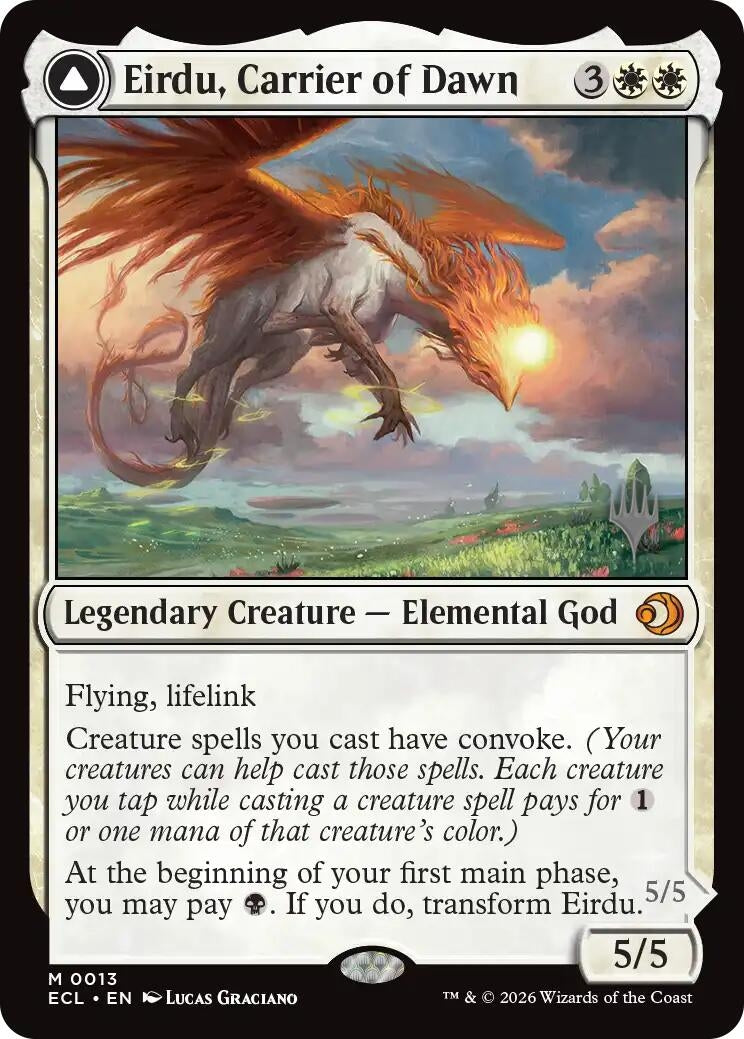 Image for Eirdu, Carrier of Dawn (13) [Lorwyn Eclipsed] - Magic: The Gathering