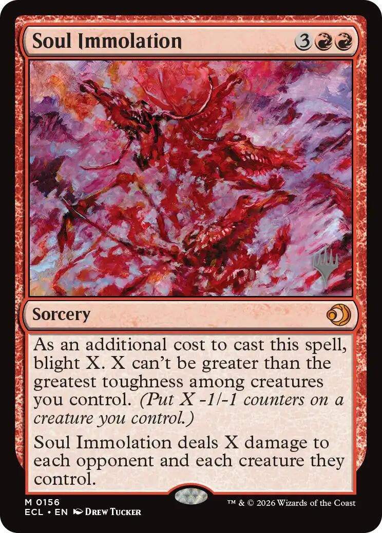 Image for Soul Immolation (156) [Lorwyn Eclipsed] - Magic: The Gathering