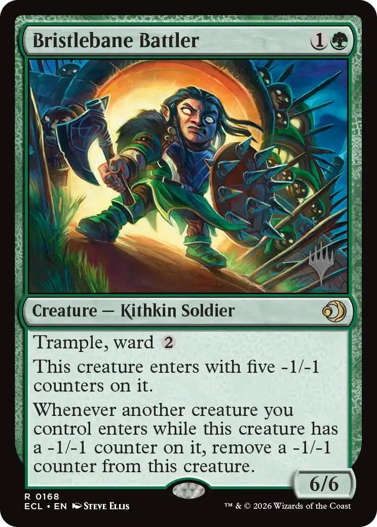 Image for Bristlebane Battler (168) [Lorwyn Eclipsed] - Magic: The Gathering