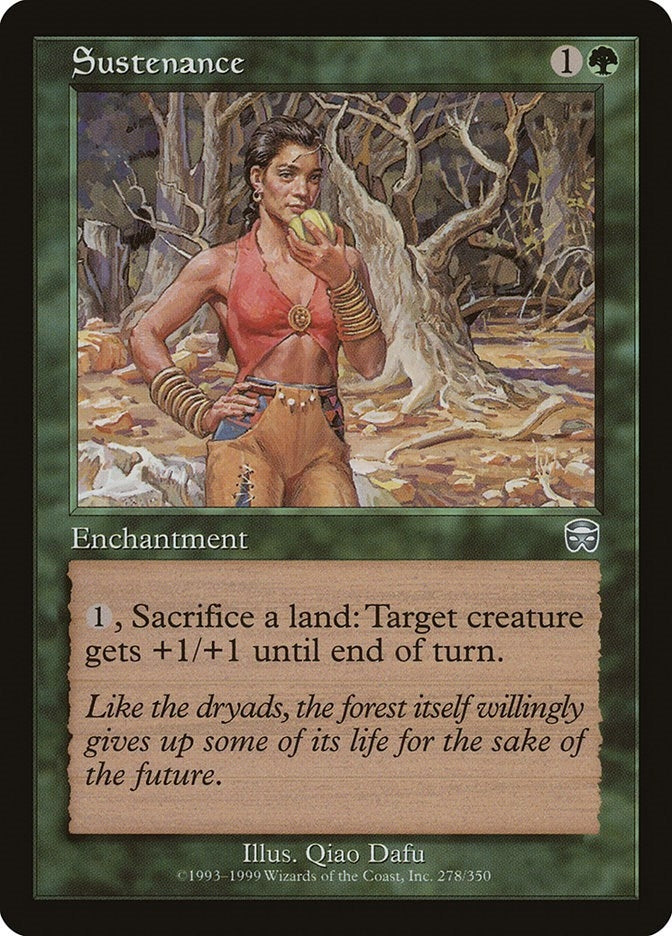 Image for Sustenance (278) [Mercadian Masques] - Magic: The Gathering