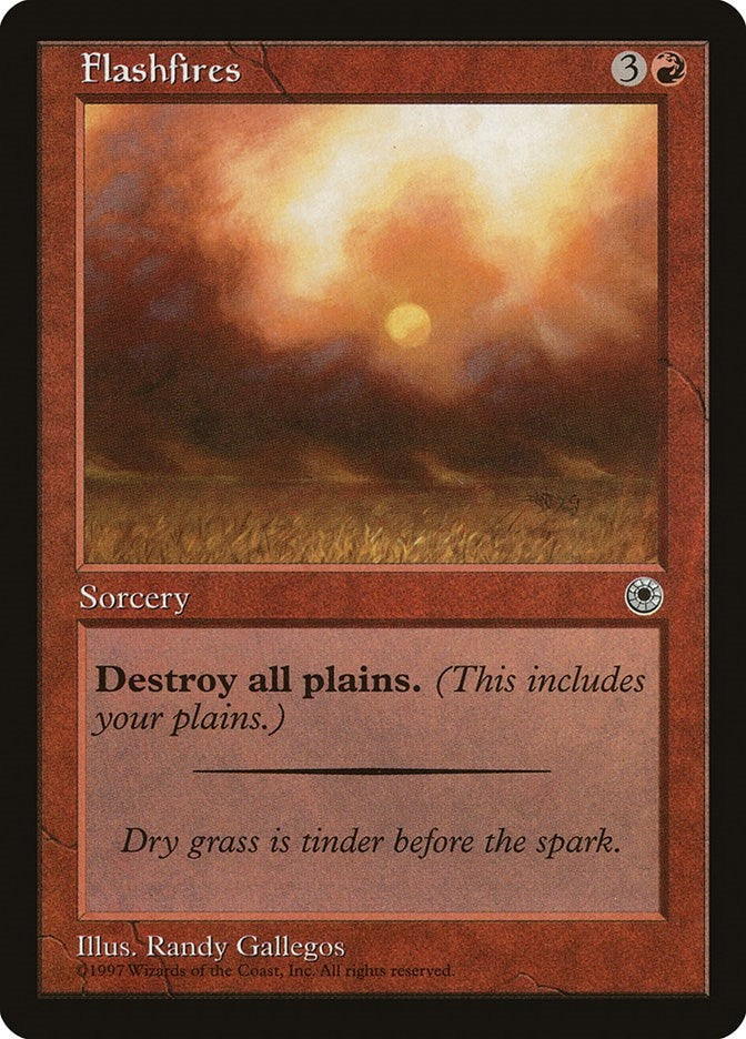 Image for Flashfires [Portal] - Magic: The Gathering