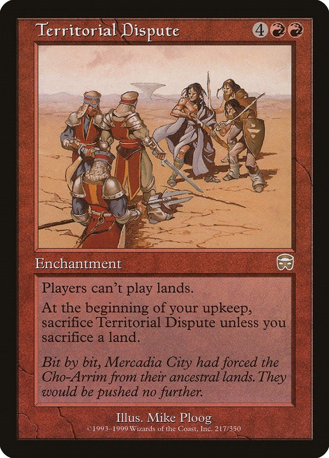 Image for Territorial Dispute (217) [Mercadian Masques] - Magic: The Gathering
