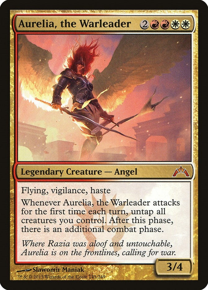 Image for Aurelia, the Warleader (143) [Gatecrash] - Magic: The Gathering