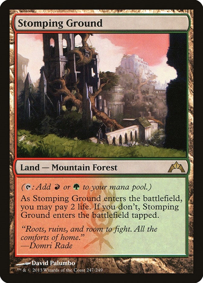 Image for Stomping Ground (247) [Gatecrash] - Magic: The Gathering