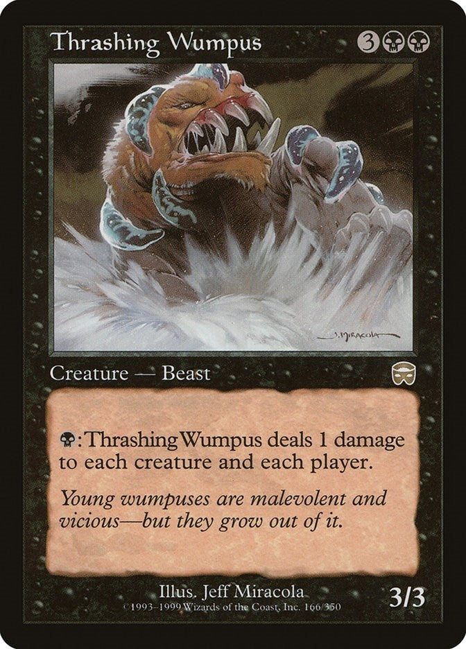 Image for Thrashing Wumpus (166) [Mercadian Masques] - Magic: The Gathering