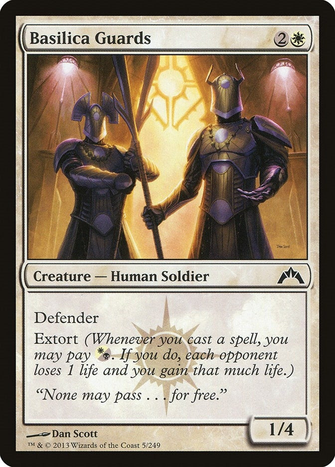 Image for Basilica Guards (5) [Gatecrash] - Magic: The Gathering