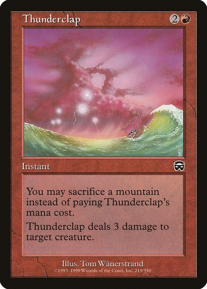 Image for Thunderclap (219) [Mercadian Masques] - Magic: The Gathering