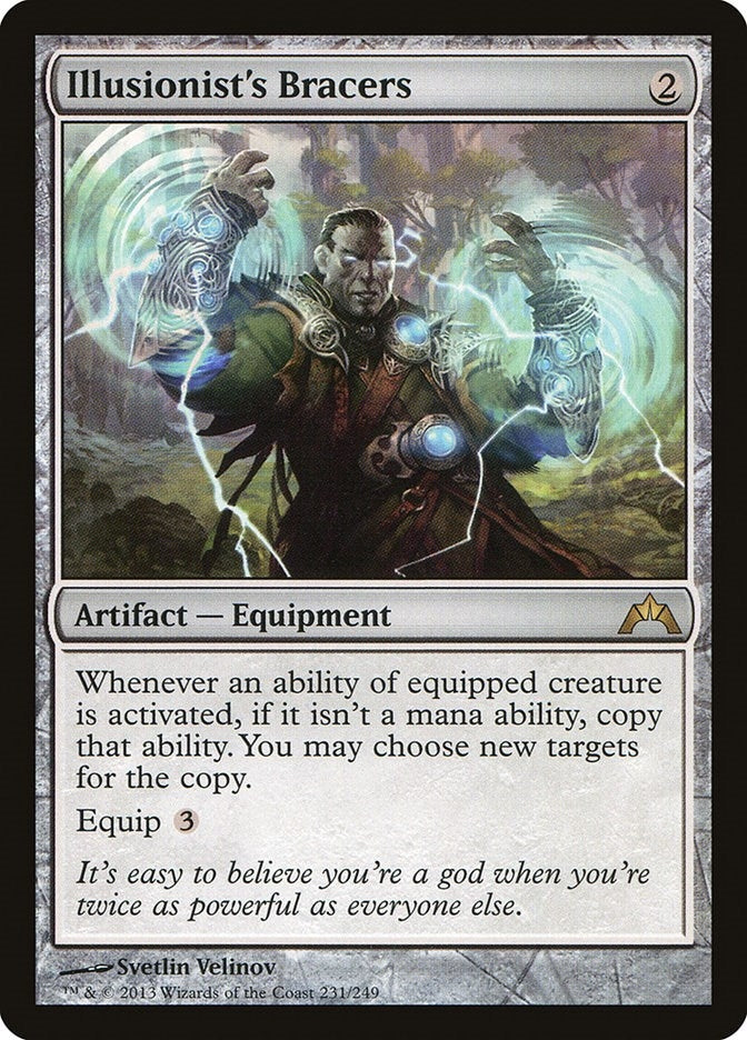 Image for Illusionist's Bracers (231) [Gatecrash] - Magic: The Gathering