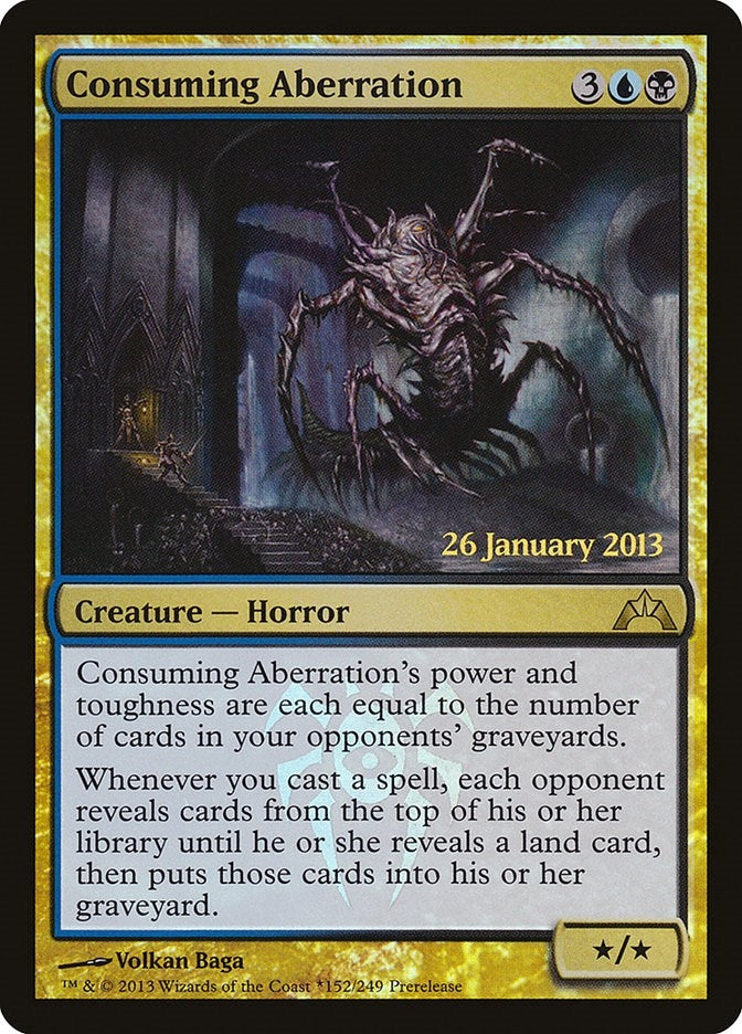 Image for Consuming Aberration (GTC) (152) [Prerelease Cards] - Magic: The Gathering