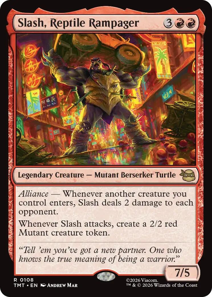 Slash, Reptile Rampager (108) [Teenage Mutant Ninja Turtles]