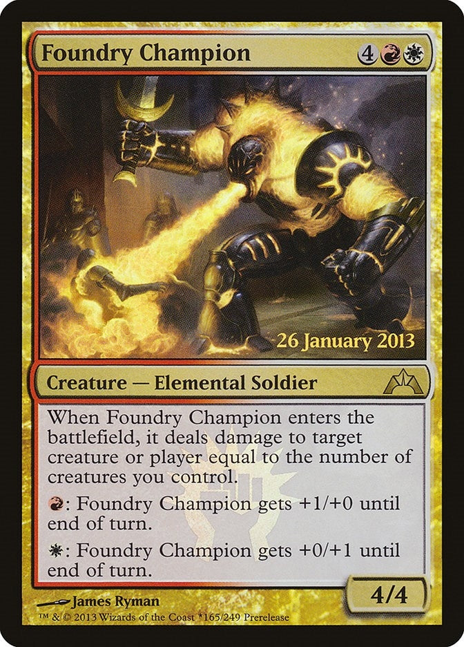 Image for Foundry Champion (165) [Prerelease Cards] - Magic: The Gathering
