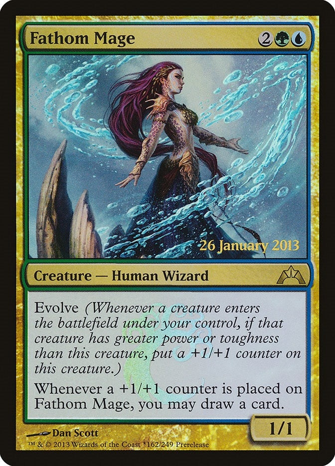 Image for Fathom Mage (162) [Prerelease Cards] - Magic: The Gathering