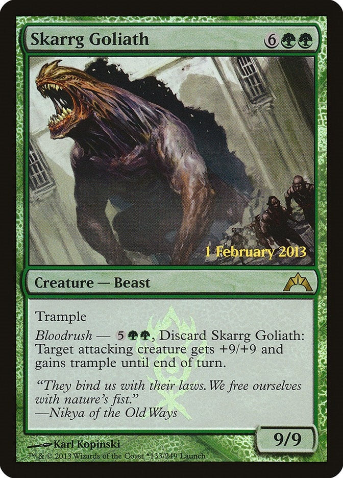 Image for Skarrg Goliath (133) [Launch Party & Release Event Promos] - Magic: The Gathering