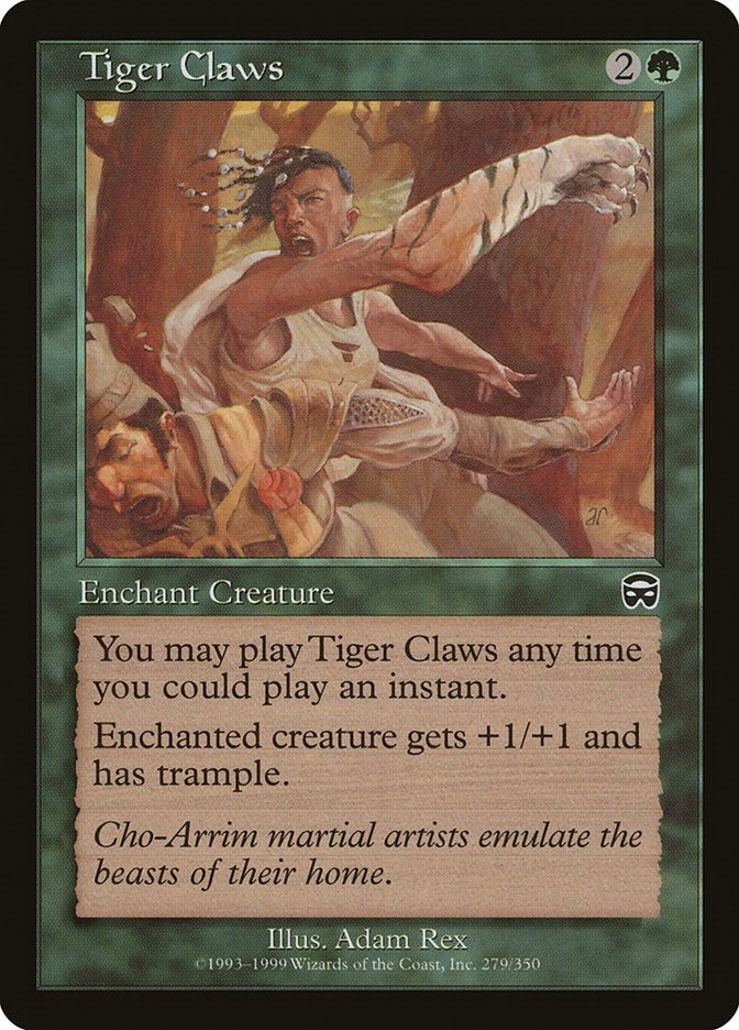 Image for Tiger Claws (279) [Mercadian Masques] - Magic: The Gathering