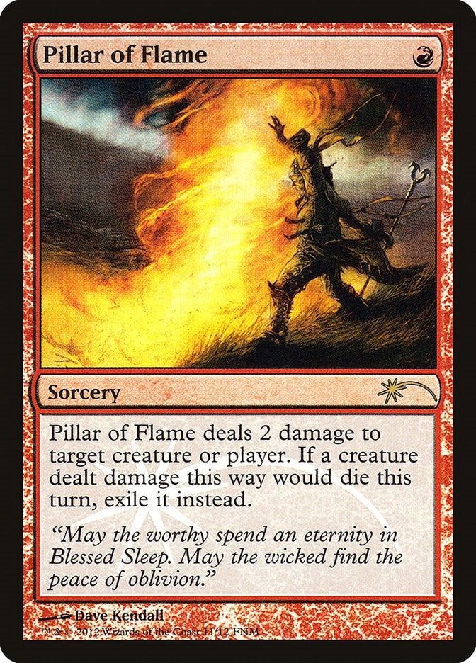 Image for Pillar of Flame (11) [FNM Promos] - Magic: The Gathering