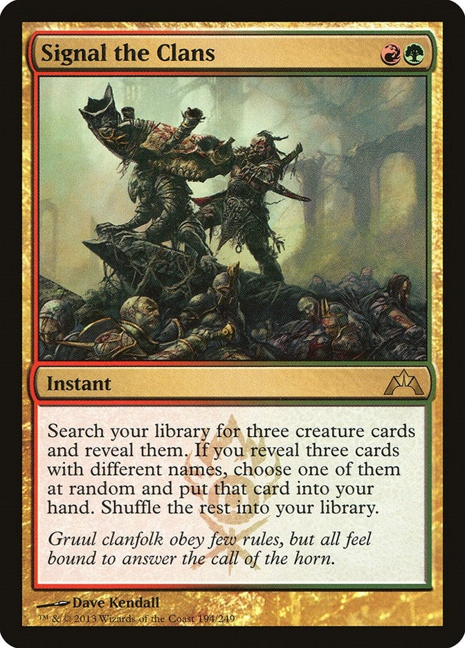 Image for Signal the Clans (194) [Gatecrash] - Magic: The Gathering