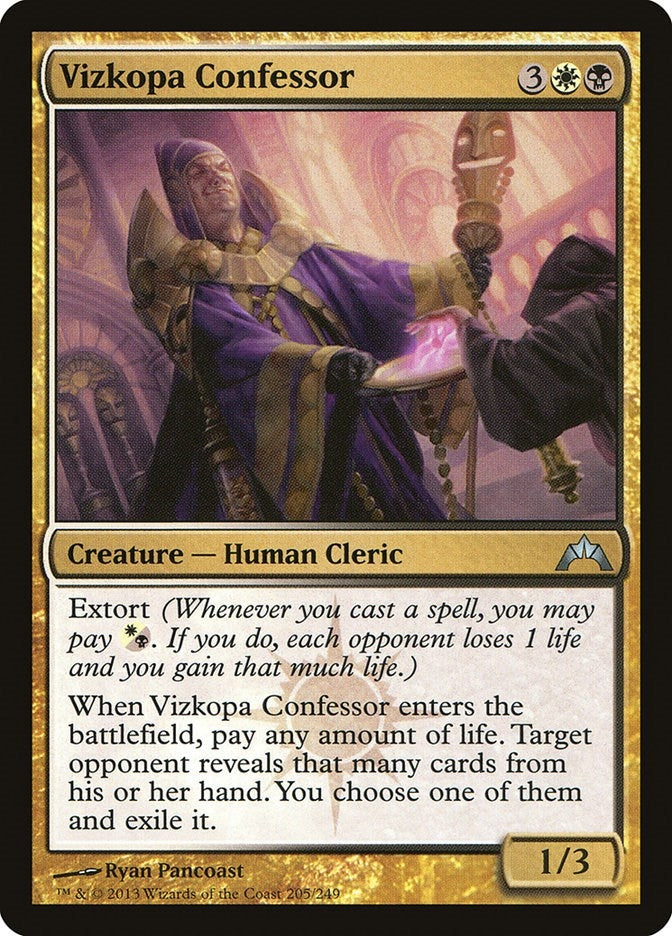 Image for Vizkopa Confessor (205) [Gatecrash] - Magic: The Gathering