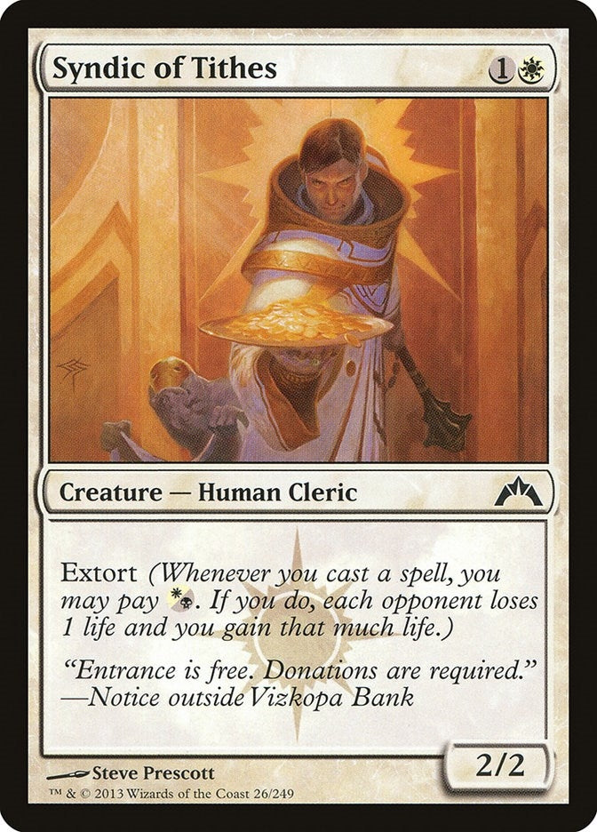 Image for Syndic of Tithes (26) [Gatecrash] - Magic: The Gathering