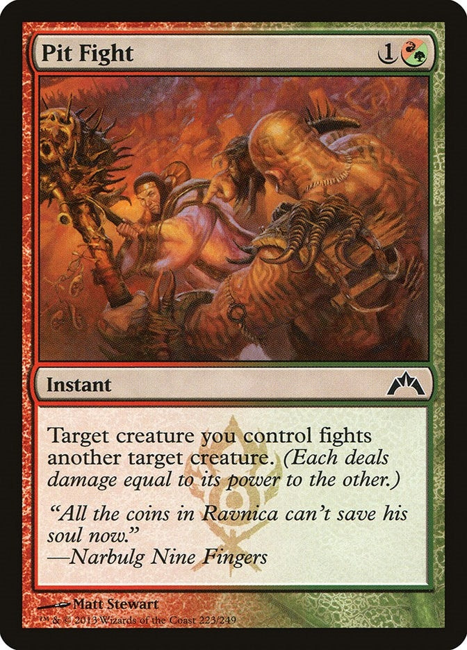 Image for Pit Fight (223) [Gatecrash] - Magic: The Gathering